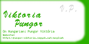 viktoria pungor business card
